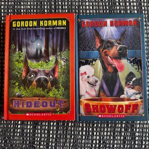Hideout & Show Off Gordon Korman Hardcover Books